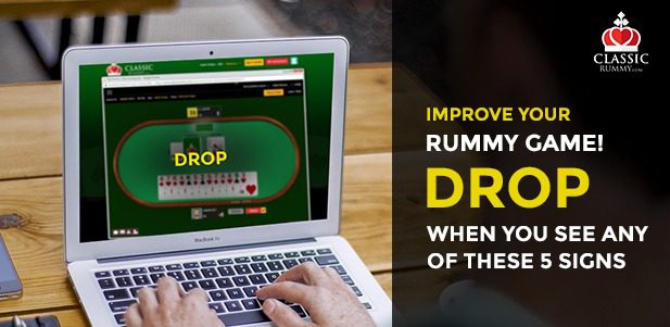 Valued Rummy Drop Rules