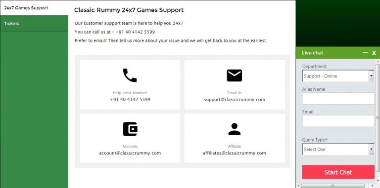Valued Rummy Customer Care Support classicrummy customer care support